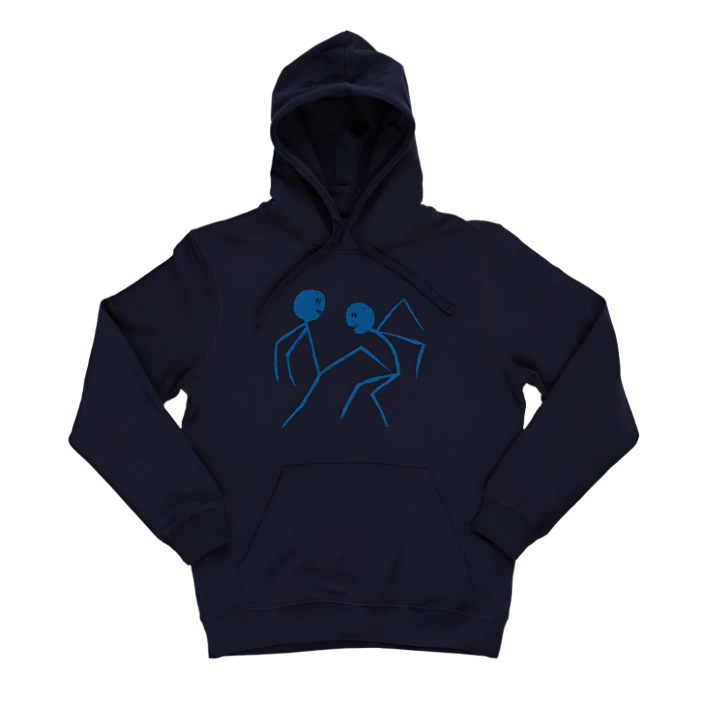 Kicking Navy Hoodie