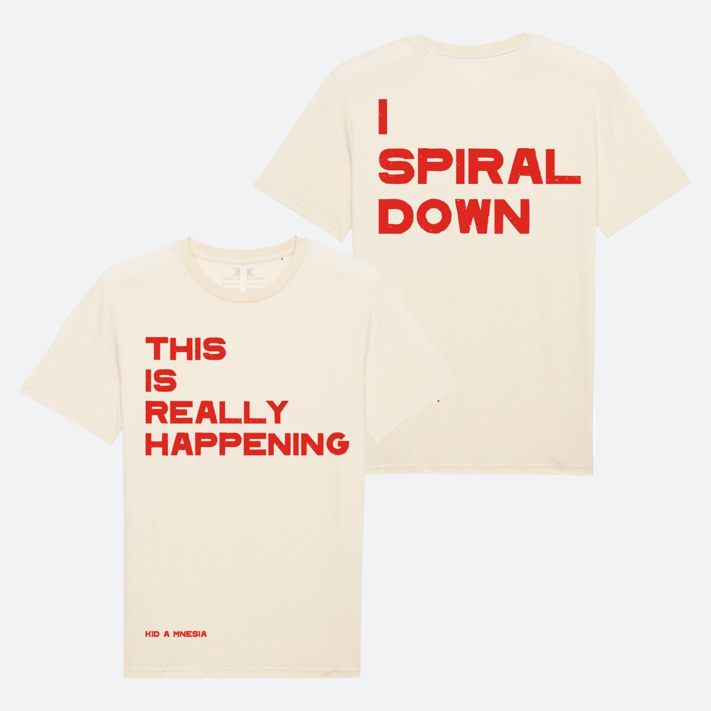 THIS IS REALLY HAPPENING NATURAL T-SHIRT