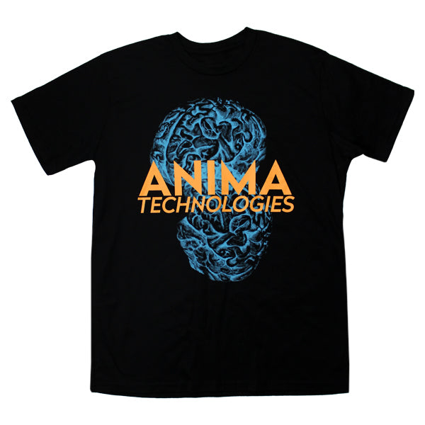BLUE BRAINS BLACK T-SHIRT