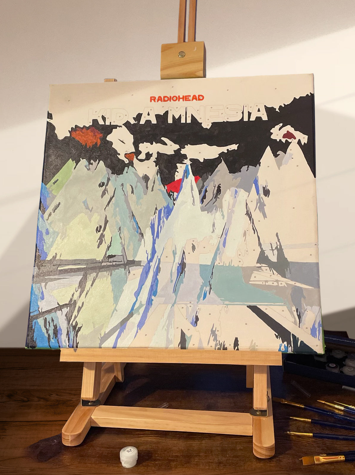 KID A MNESIA PAINT BY NUMBERS SET