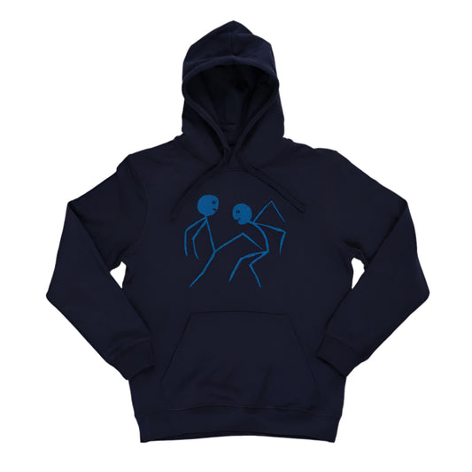 Kicking Navy Hoodie