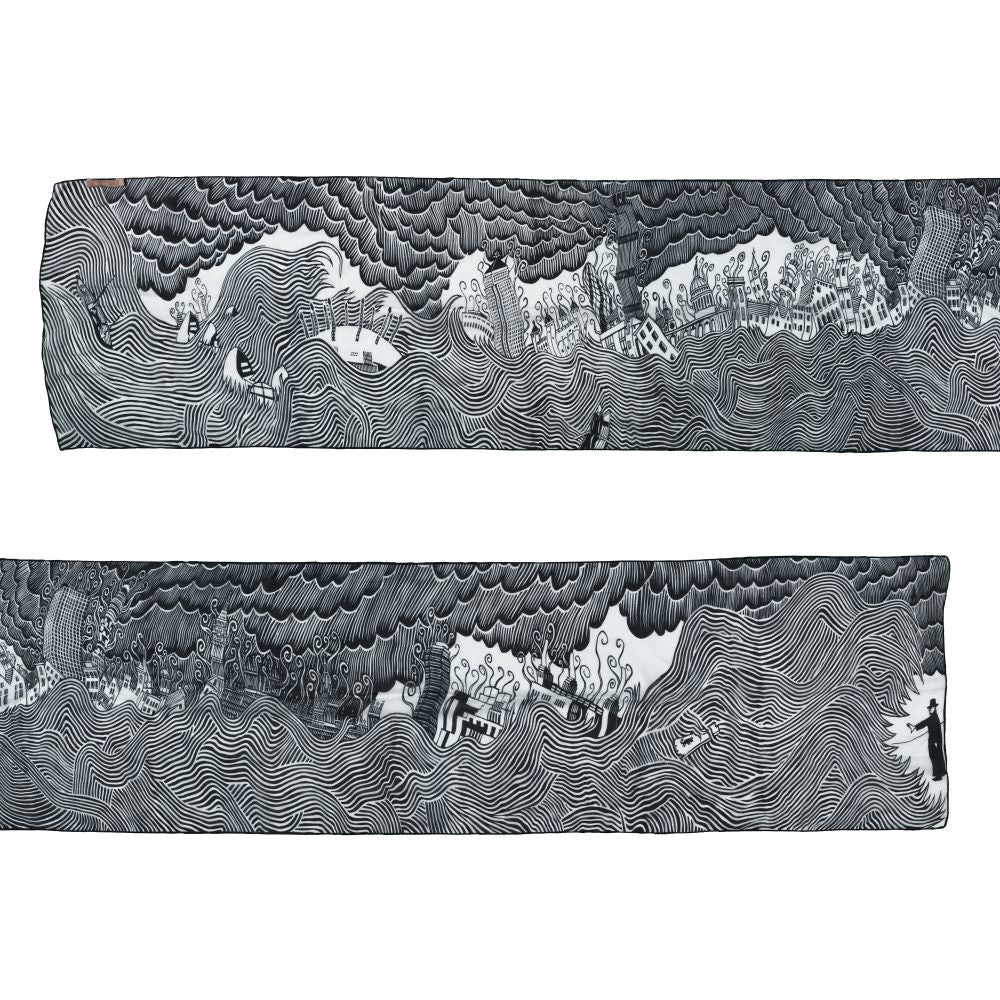 London Views Lino Silk Scarf