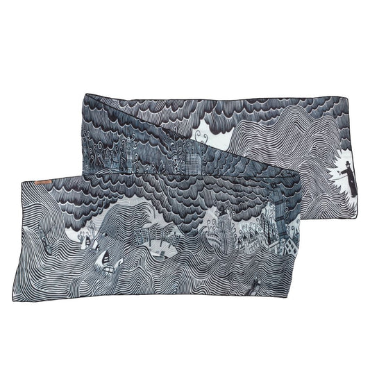 London Views Lino Silk Scarf