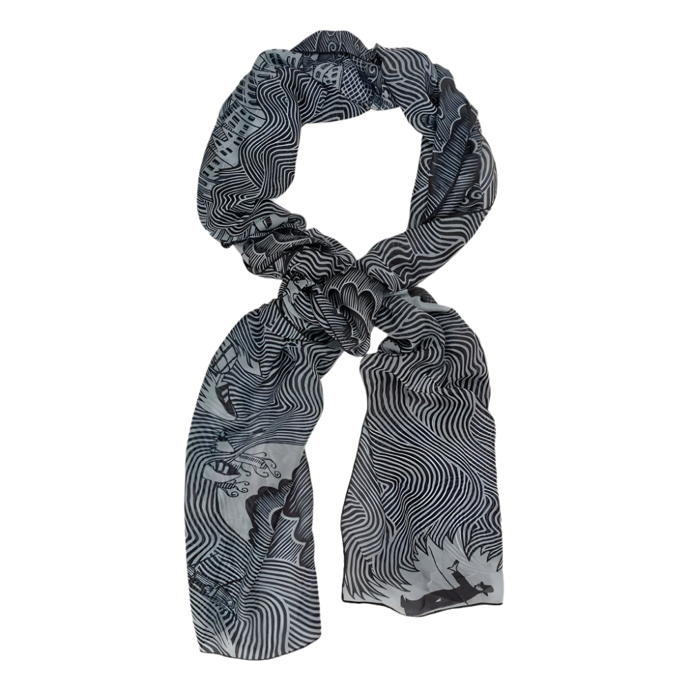 London Views Lino Silk Scarf